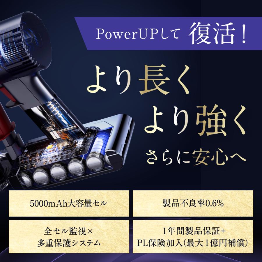 Dyson（ダイソン） 掃除機 バッテリー v8 PSE適合 PL保険 大容量
