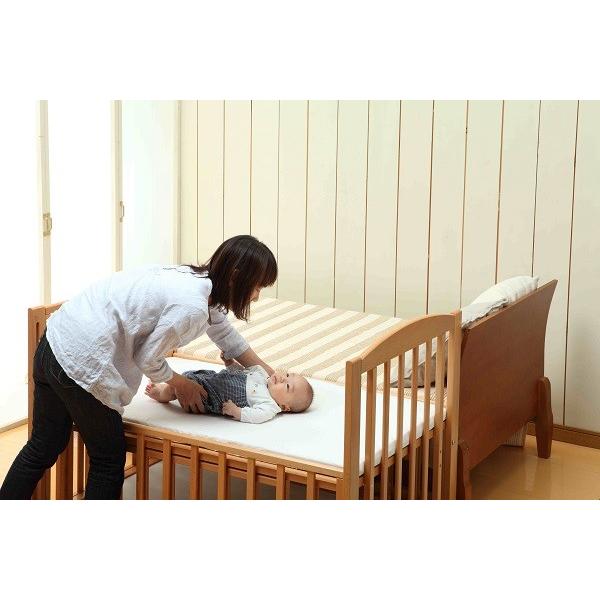 ベビーベッド レンタル】国産すのこ ヤマサキ スリーオープンベッド b