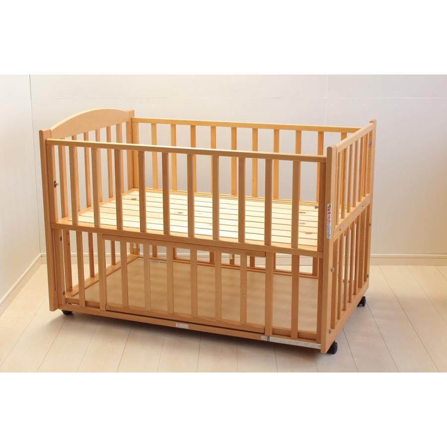 ベビーベッド レンタル】国産すのこ ヤマサキ スリーオープンベッド b