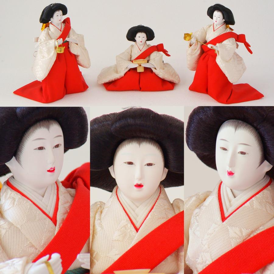 久月 久月の雛人形 親王官女五人飾り No1365 平安光匠作 【店頭展示品