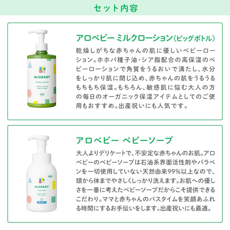 ALOBABY（アロベビー） オーガニック ミルクローション ビッグボトル