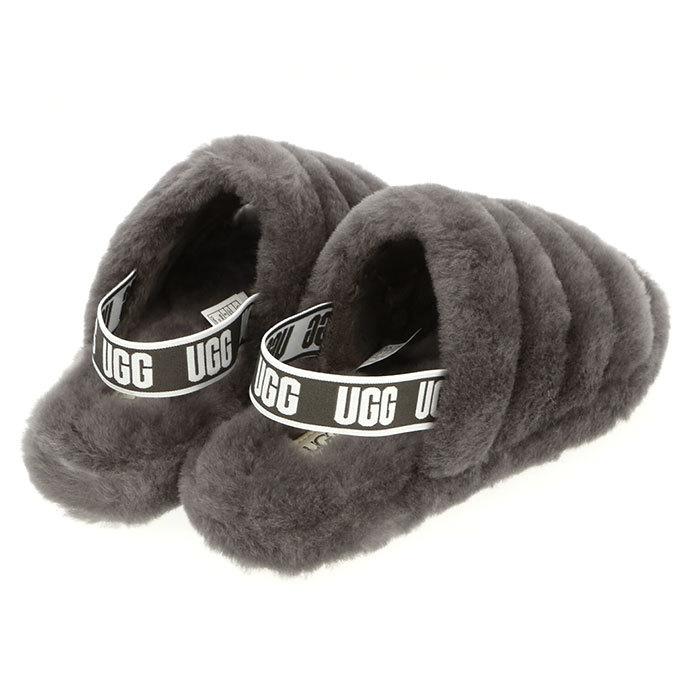 UGG（アグ） 通販ugg サンダル ファー 好評 フラッフ イヤー スライド