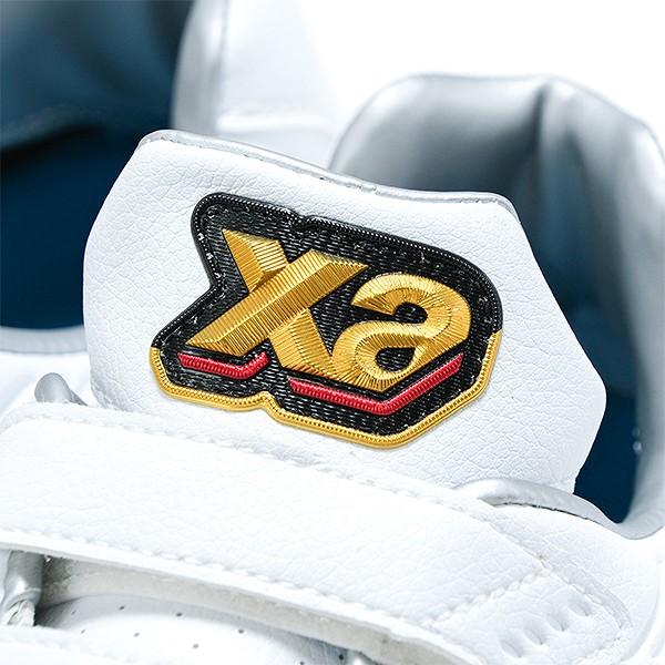 ザナックス 交換無料 野球 スパイク 金具 大人 白 ベルト式 樹脂底