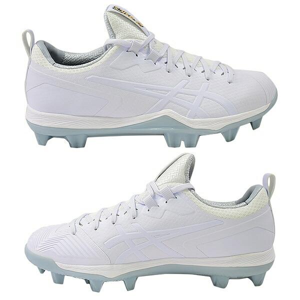 ASICS（アシックス） 交換無料 野球 スパイク ポイント 大人 白 黒