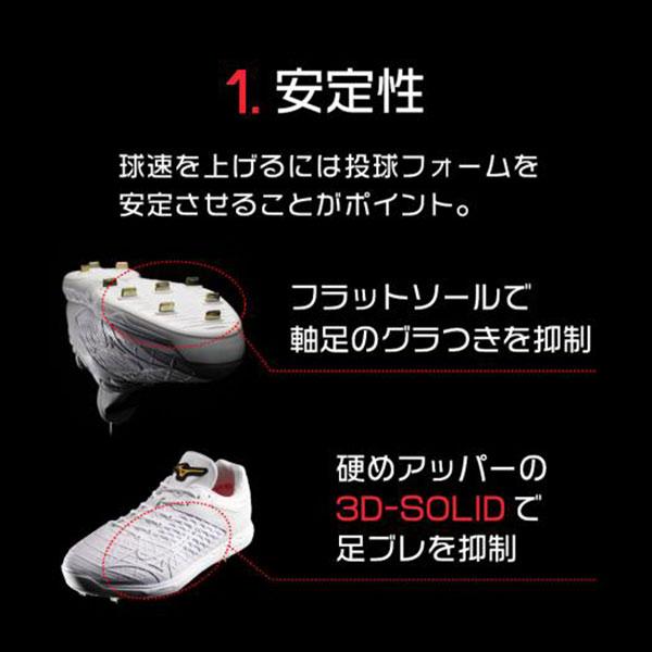 MIZUNO（ミズノ） 交換無料 野球 スパイク 大人 金具 黒 白 グローバル