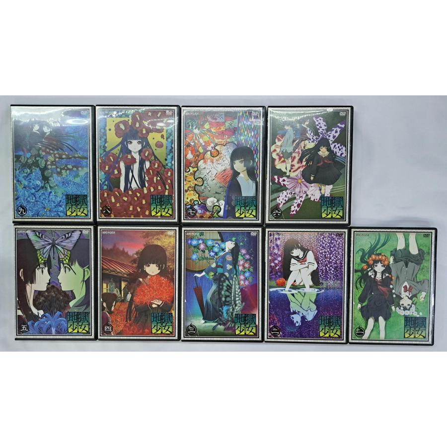 DVD 地獄少女 三鼎 初回限定生産版 全9巻セット 描き下ろし三方背BOX