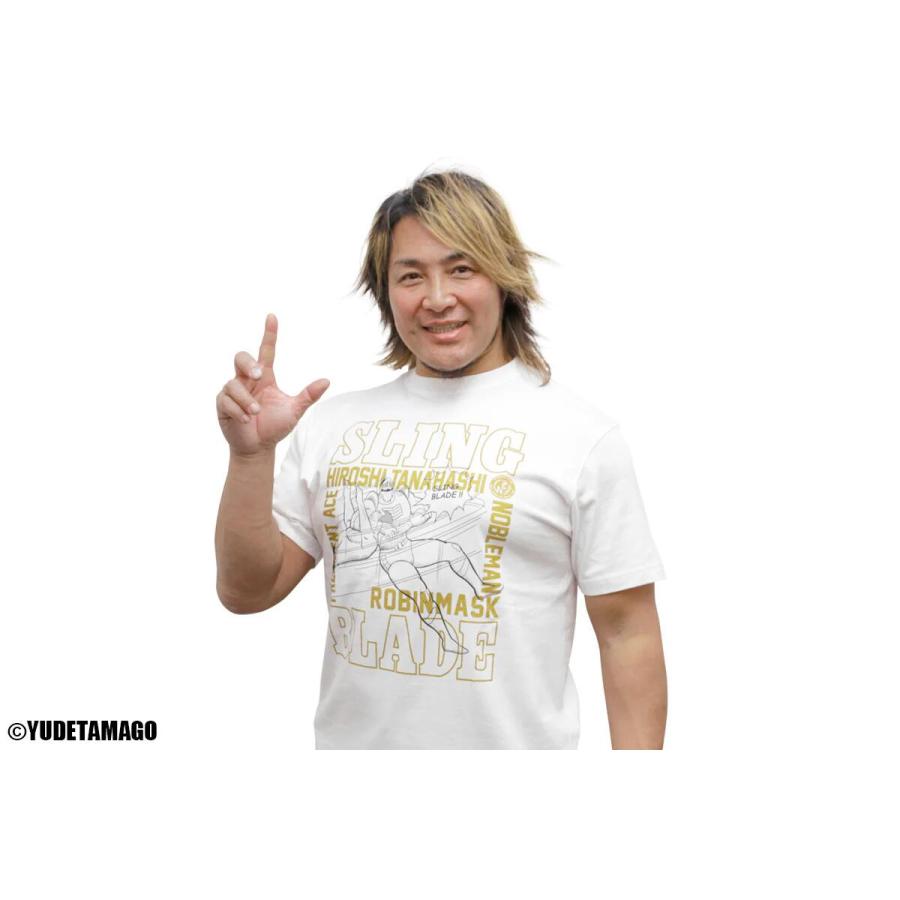 キン肉マンコラボ 棚橋弘至 × ロビンマスク「SLING BLADE」Tシャツ