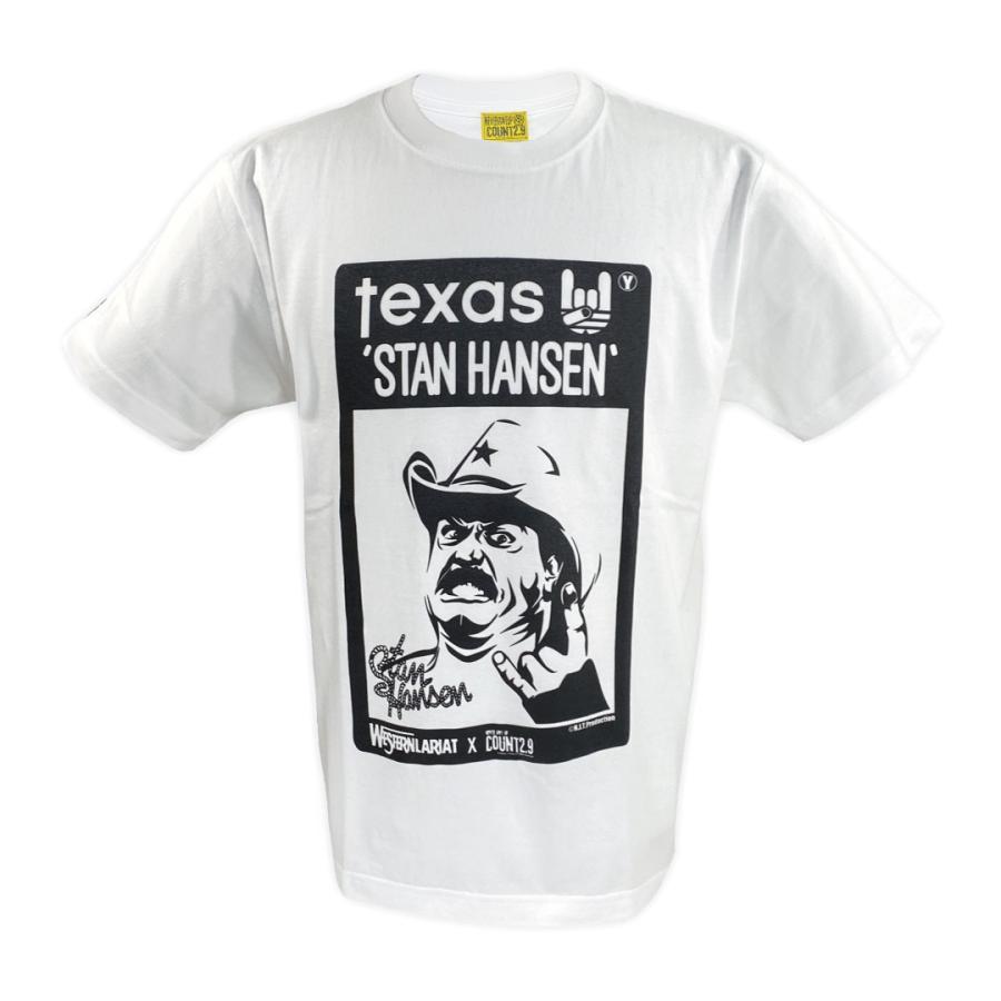 スタンハンセン×Count2.9 初来日記念Ver. Tシャツ (ホワイト) 新日本