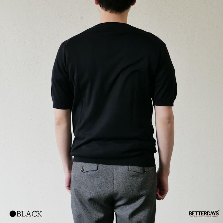 JOHN SMEDLEY（ジョンスメドレー） ニットT 半袖 プルオーバー メンズ