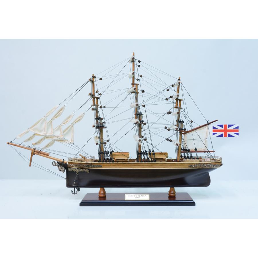 帆船模型 完成品 木製 Cutty Sark カティーサーク モデルシップ 全長
