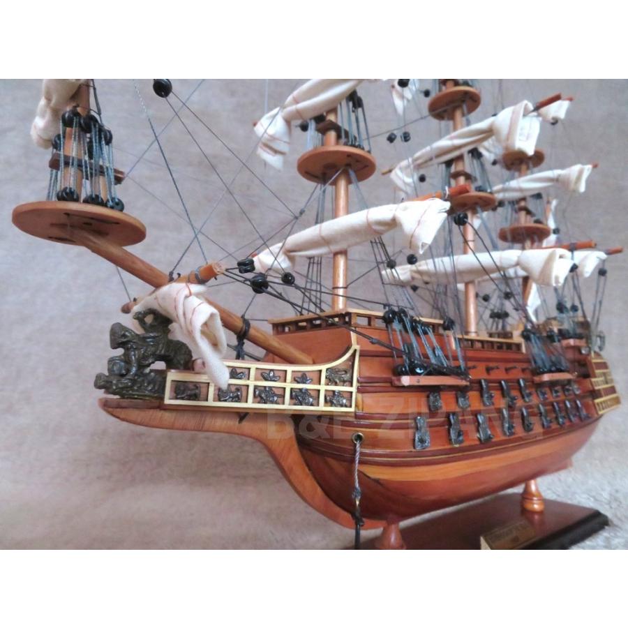 完成品模型】ソブリン・オブ・ザ・シーズ号 木製帆船模型 豪華3層砲列