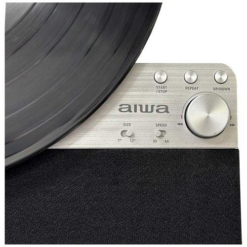 アイワ 縦型レコードプレーヤー フルオートプレイ機能搭載 Bluetooth