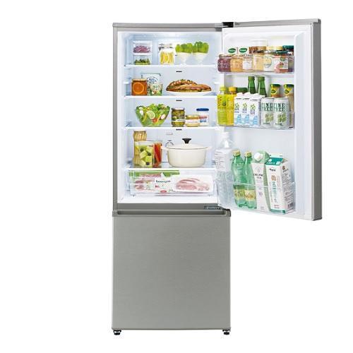 冷蔵庫 ブラッシュシルバー AQR-8G-S 75L 1ドア 右開きタイプ アクア