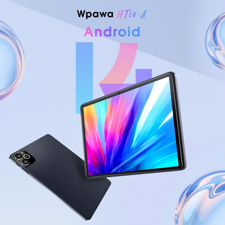 Android14 タブレット PC 本体 10インチ 12GB+64GB+1TB-TF拡張 Wi-Fi