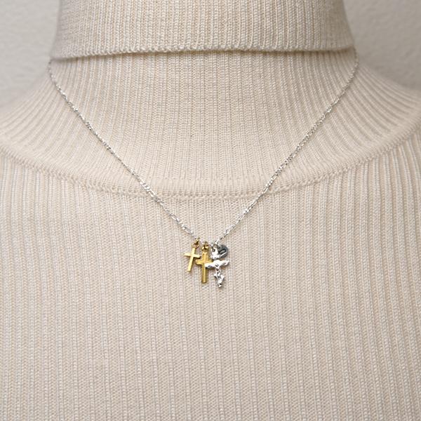 amp japan（アンプジャパン） トリプルクロス ネックレス ペンダント