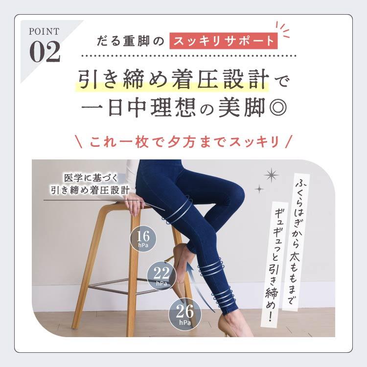 BELLE SERIES（ベルシリーズ） 着圧デニム 着圧レギンス 着圧タイツ 着