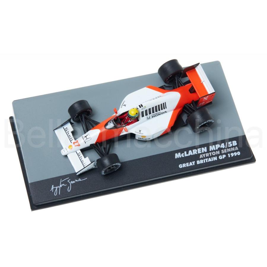 F1 ミニカー 1/43 マクラーレン MP4/5B イギリスGP 1990 アイルトン