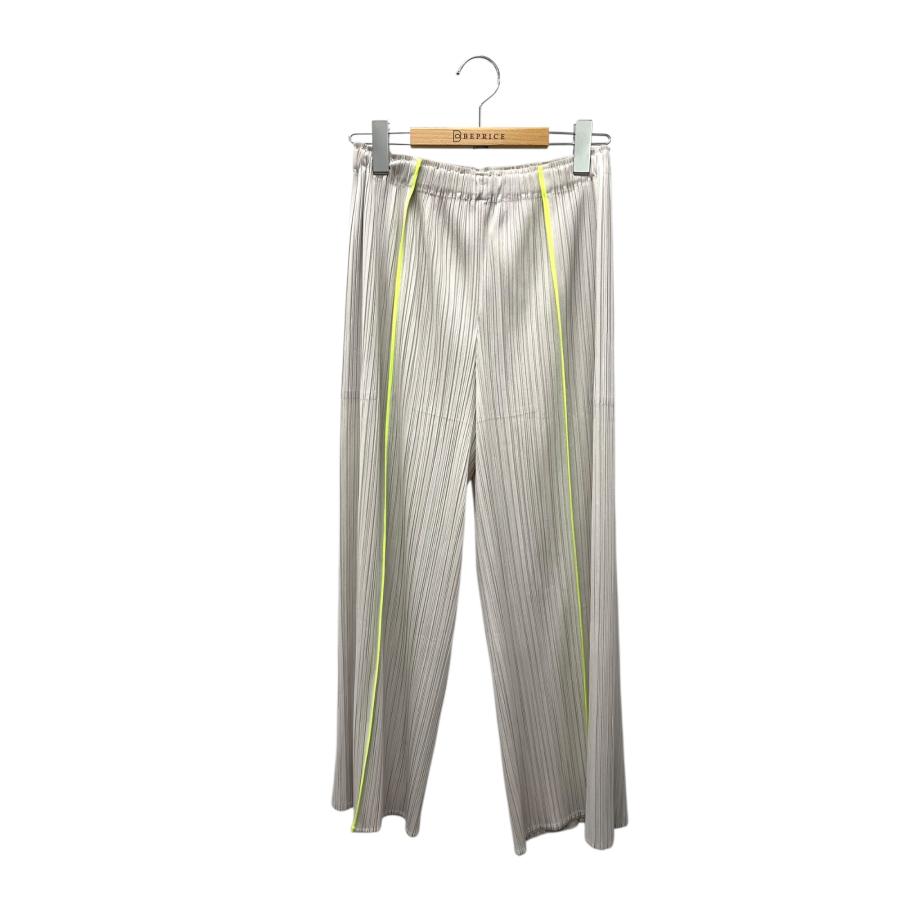 プリーツプリーズイッセイミヤケ PP21-JF492 パンツ 3 シルバー