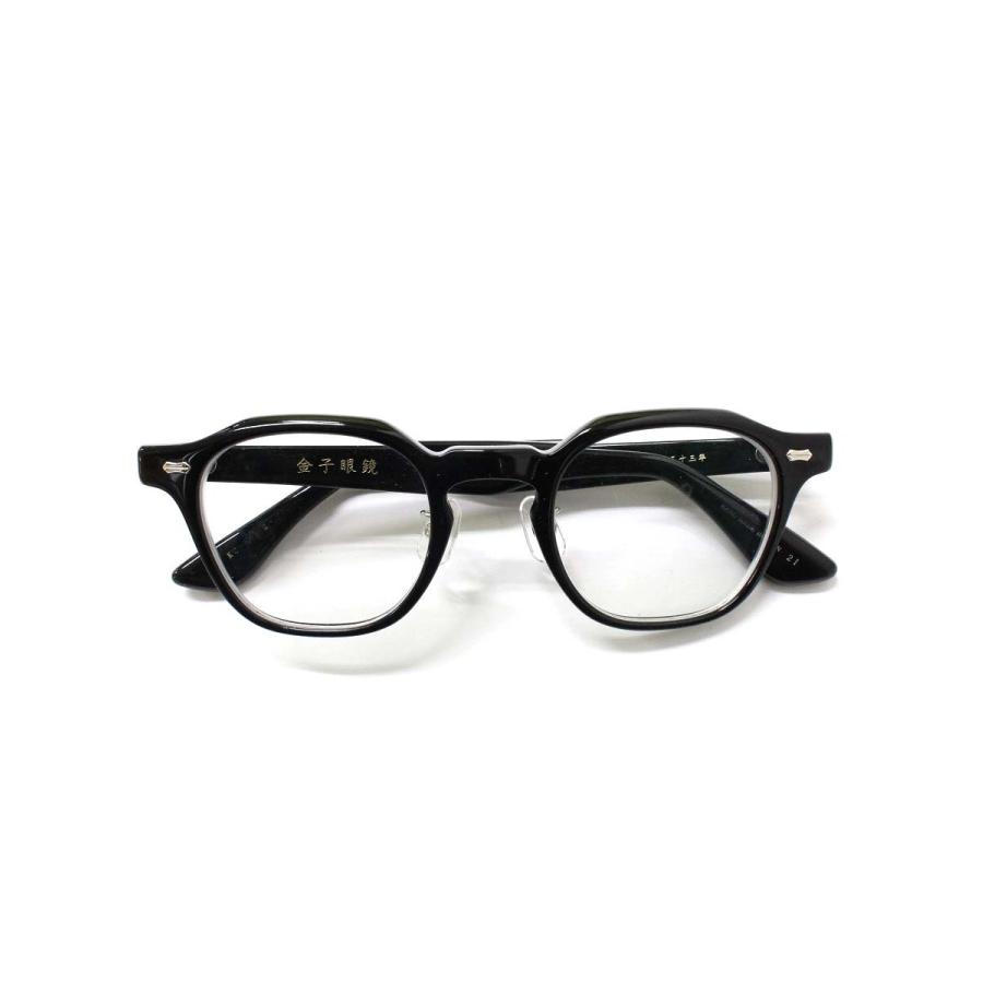 金子眼鏡 KC-60 メガネ ブラック セルフレーム フルリム ウェリントン