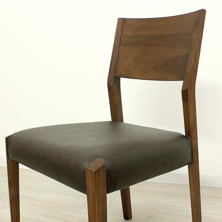 ダイニングチェア 椅子 カバーリング シンプル チェア ウォールナット
