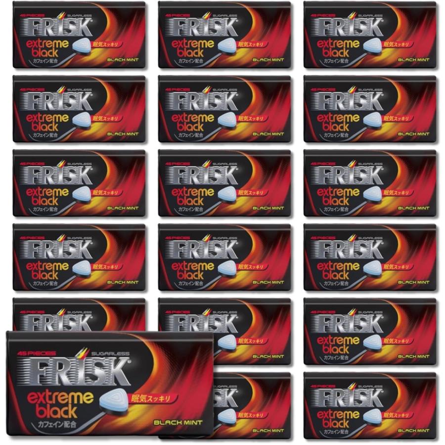 FRISK（フリスク） 18個セット クラシエ エクストリームブラック