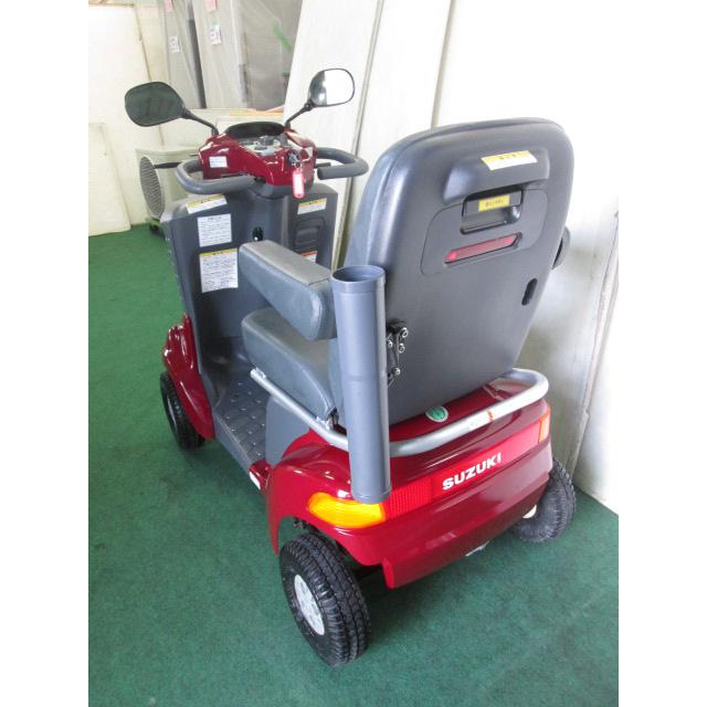 スズキ セニアカー 電動車イス ET4D8 ZBZ 赤 車体カバー付 営業所止