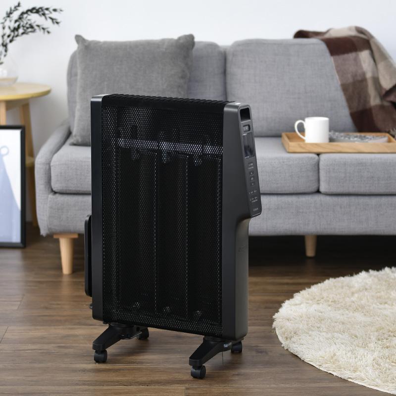 パネルヒーター 暖房器具 電気ヒーター 遠赤外線 軽量 静音 siroca