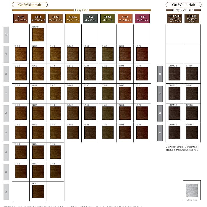 PROSTEP ホーユー プロステップ グレイカラー GRMB 6 80g グレイリッチ