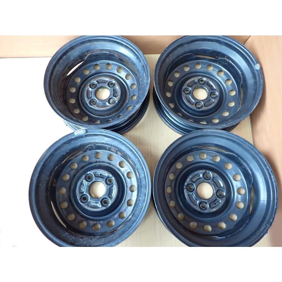 N WGN JH1 J13×4.00/4穴/PCD=100/スチールホイール/タイヤホイール4本