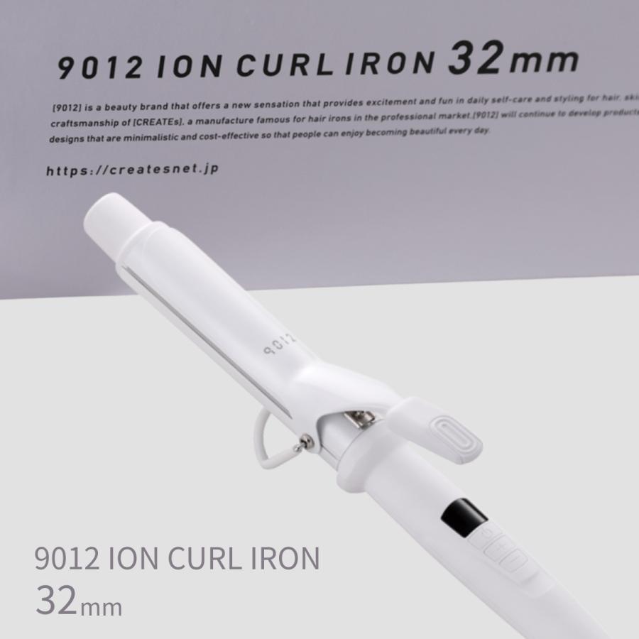 送料無料ポイント10倍）クレイツ 9012 イオンカールアイロン 32mm 38mm