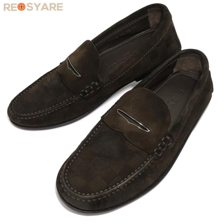 美品 LOUIS VUITTON ローファー ドライビングシューズ スウェード