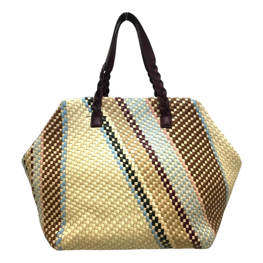 TORY BURCH（トリーバーチ） ◎◎ 2WAYバッグ マルチカラー 編込み