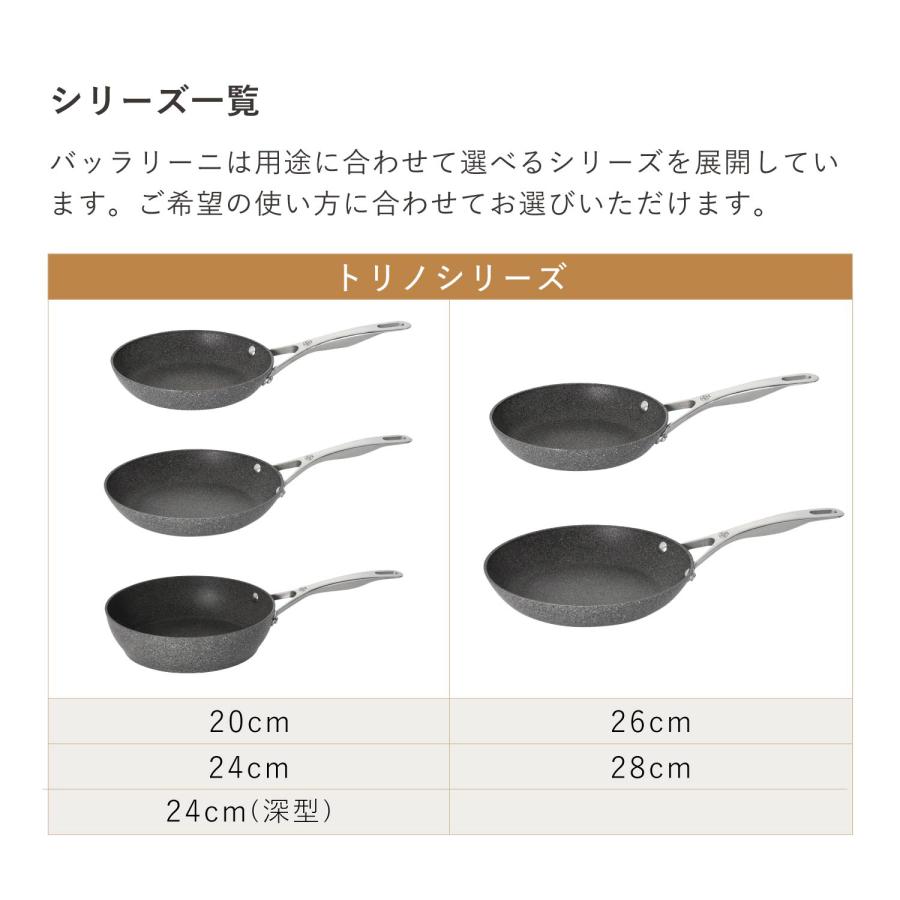 BALLARINI（バッラリーニ） 特典付き ヴィンチ フライパン 3点セット