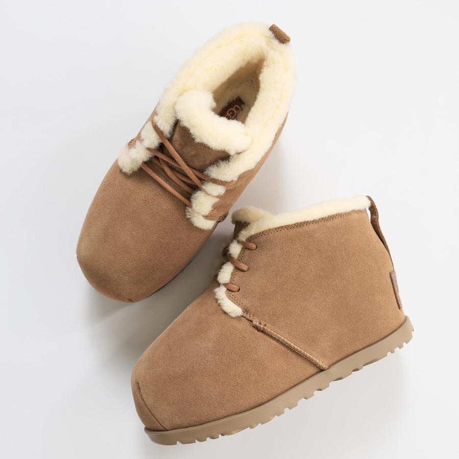 UGG（アグ） ブーツ ムートンブーツ ルームシューズ パンプド レース
