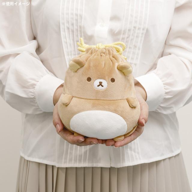 San-X（サンエックス） (10) リラックマ ぽんぽこきょむぐるみ巾着