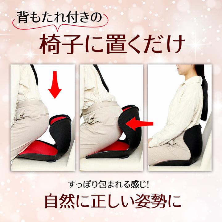 骨盤サポートチェア セシルシェイプ 座椅子 腰痛 骨盤 サポート シート
