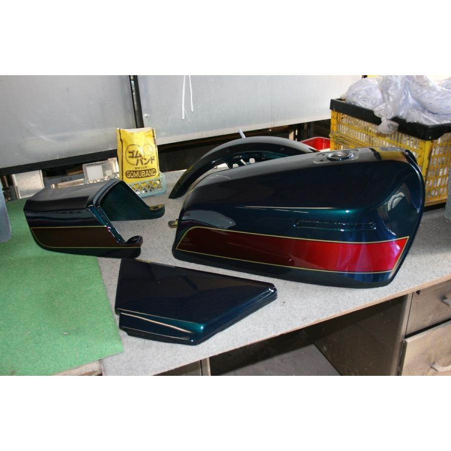 Z400FX E4 紺 図面付純正色塗料セット : バイクペイント.COM ヤフー店