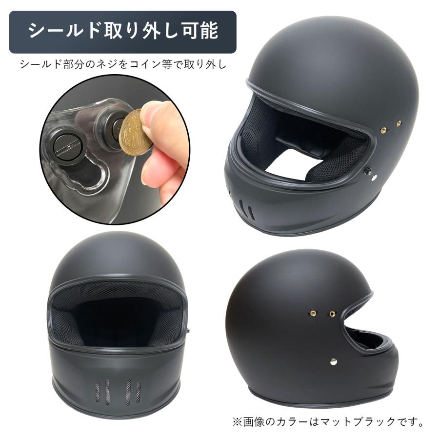 バイク ヘルメット フルフェイスヘルメット ノスタルジックヘルメット