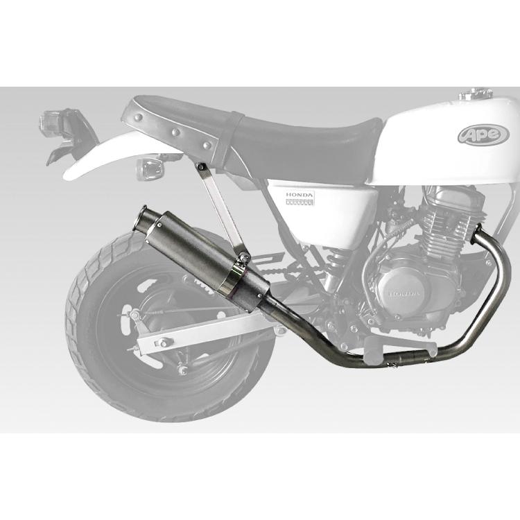 ホンダ（HONDA） エイプ 50/100 ステンレス マフラー カスタム