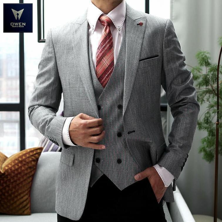 テーラードジャケット セットアップ ジレ グレー ブレザー メンズ