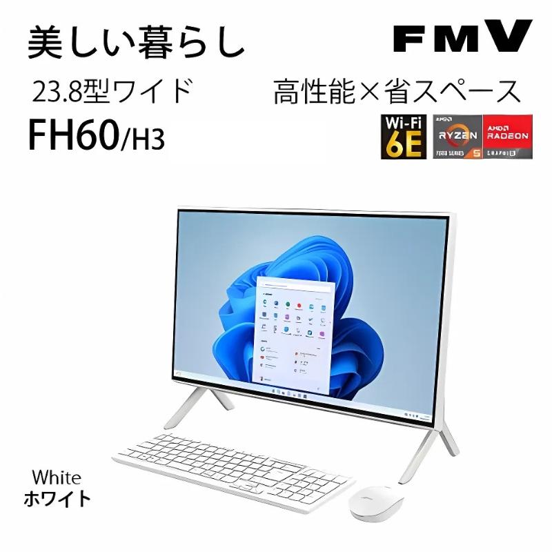 FMV-ESPRIMO 富士通 FUJITSU デスクトップPC FMV ESPRIMO FH60/H3 23.8