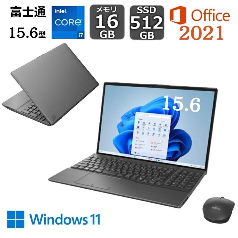 富士通 AH77/K S ノートパソコン Windows 11 office付き 富士通 AH77
