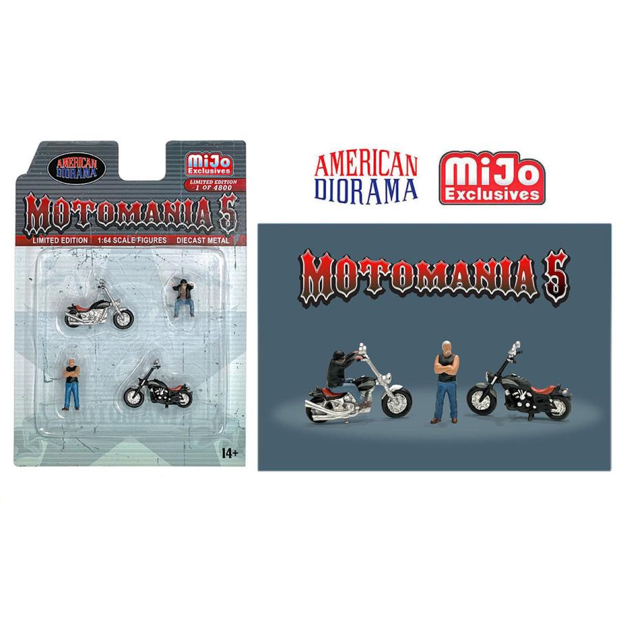 アメリカン ジオラマ 1/64 フィギア モトマニア5 American Diorama