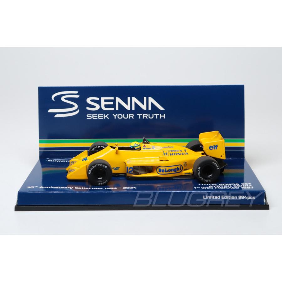 ミニチャンプス 1/43 ロータス ホンダ F1 99T 1987 #12 アイルトン