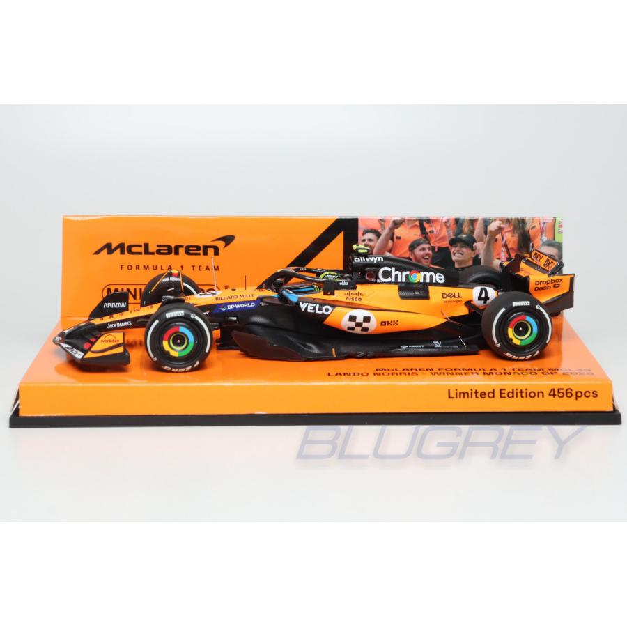 ミニチャンプス 1/43 マクラーレン F1 MCL39 #4 ランド・ノリス モナコ