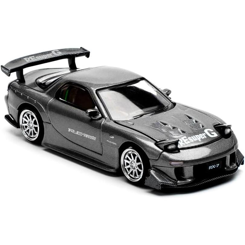 POP RACE 1/64 マツダ RX-7 FD3S RE雨宮 ガンメタル MAZDA RE AMEMIYA