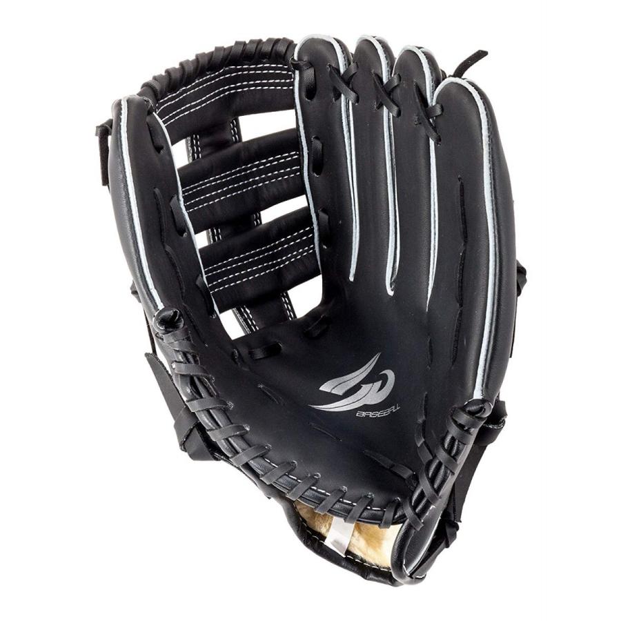 GP] 軟式グローブ 大人用 右投げ用/左投げ用 オールラウンド ブラック