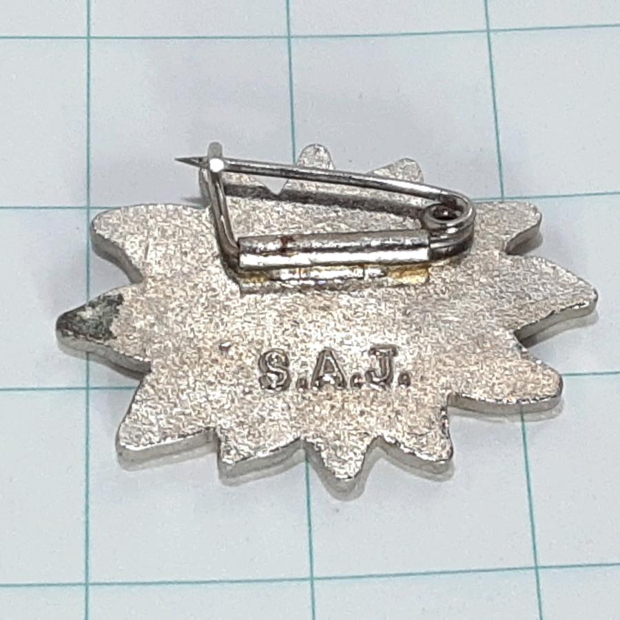 送料無料)SAJ スキーバッジテスト 4級 ピンバッジ PINS ピンズ A27217
