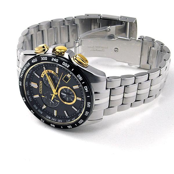 腕時計 メンズ 電波ソーラー ソーラー シチズン エコドライブ クロノ