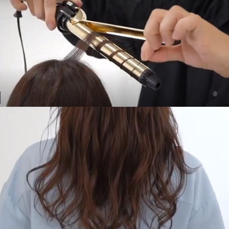 AIVIL（アイビル） カールアイロン ロングバレル 25mm D2 ゴールド